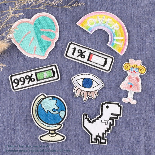 Iron-On Patch - Cartoon Leaf And Others