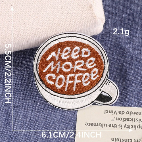 Iron-On Patch - Coffee, Lighter and Others