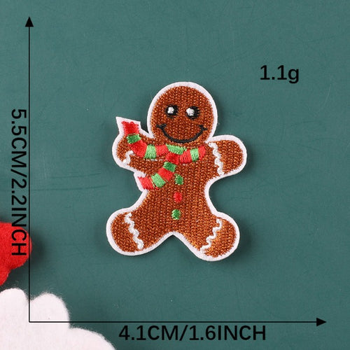 Iron-On Patch - Cute Cartoon Christmas Series