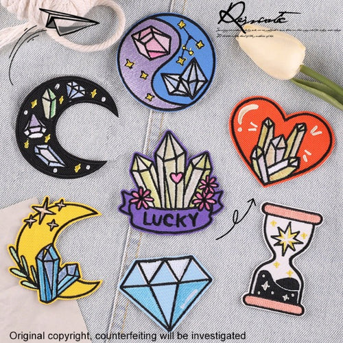 Iron-On Patch - Crystal Diamond Creative Original