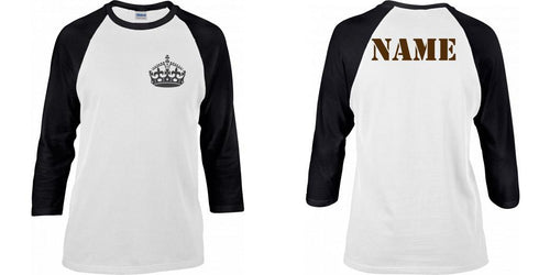 Adult Heavy Cotton Raglan 3/4 Sleeve (Gildan Brand)