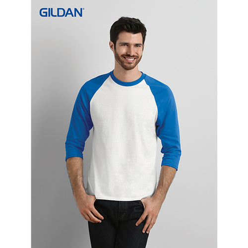 Adult Heavy Cotton Raglan 3/4 Sleeve (Gildan Brand)