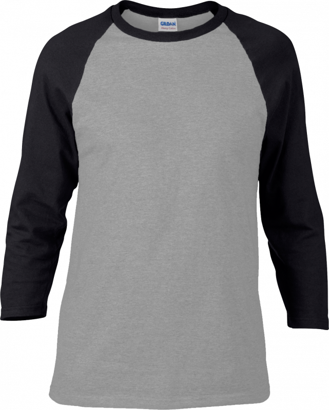 Adult Heavy Cotton Raglan 3/4 Sleeve (Gildan Brand)