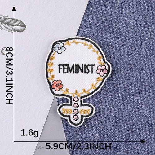 Iron-On Patch - Girl's Power Feminism
