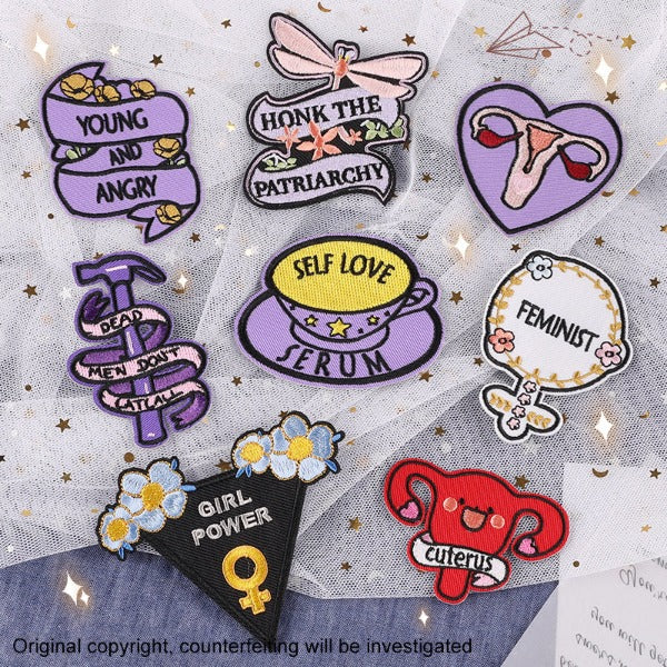 Iron-On Patch - Girl's Power Feminism