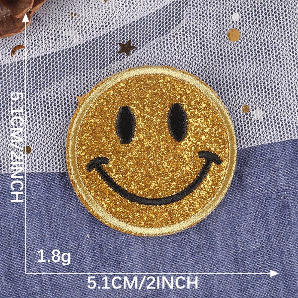 Iron-On Patch - Cute Smile Face