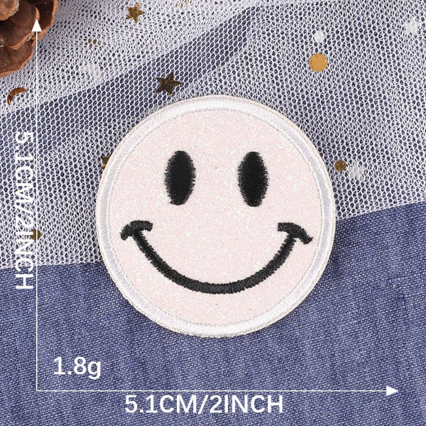 Iron-On Patch - Cute Smile Face