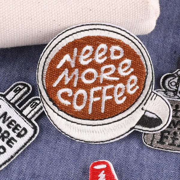 Iron-On Patch - Coffee, Lighter and Others