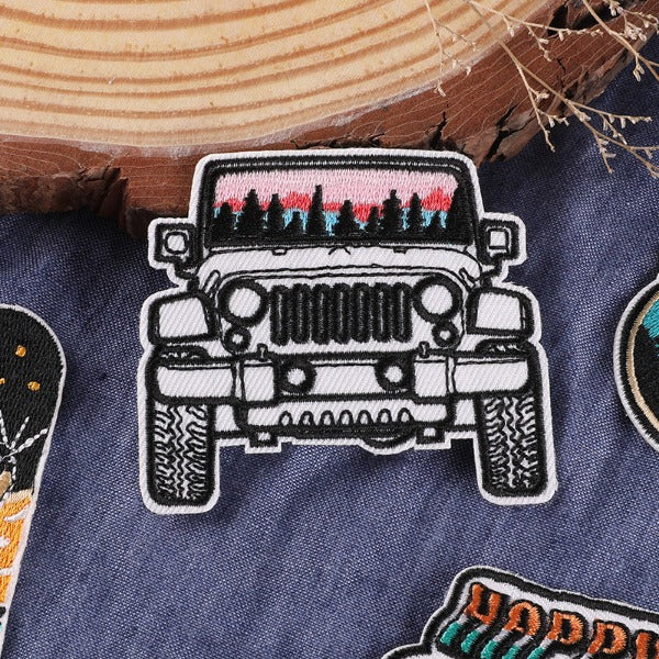 Iron-On Patch - Outdoor Camping Elements