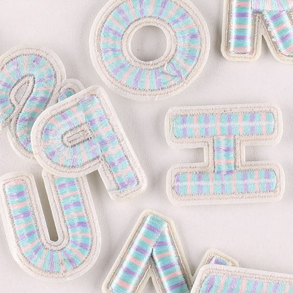 3pcs Diy Fashionable 3d Printed Letter Fabric Stickers, Multifunctional  Iron-on And Sew-on Clothing Patches