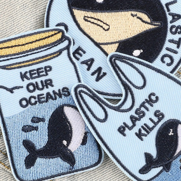 Iron-On Patch - Ocean/Marine Environmental Protection