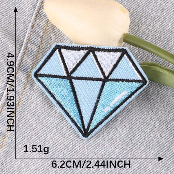 Iron-On Patch - Crystal Diamond Creative Original
