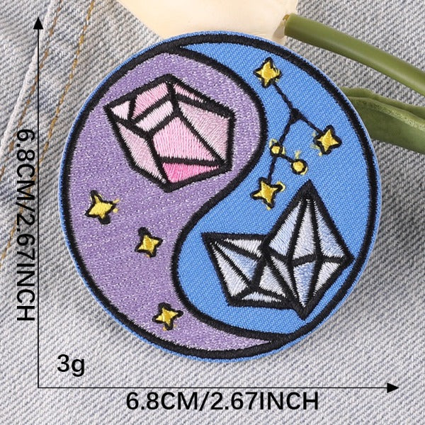Iron-On Patch - Crystal Diamond Creative Original