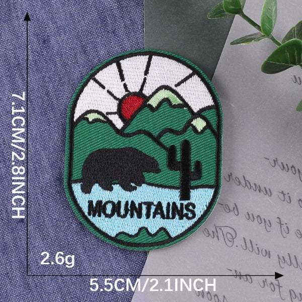Iron-On Patch - Outdoor Camping Badge